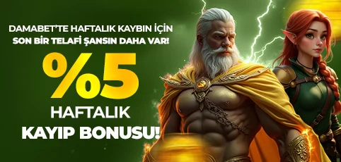 HAFTALIK %5 KAYIP BONUSU