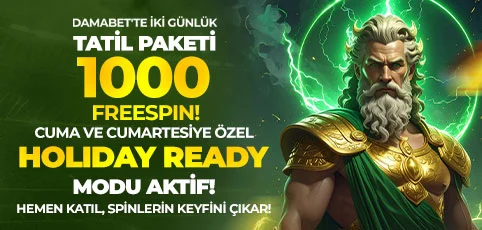 HOLİDAY READY 1000 FREESPİN